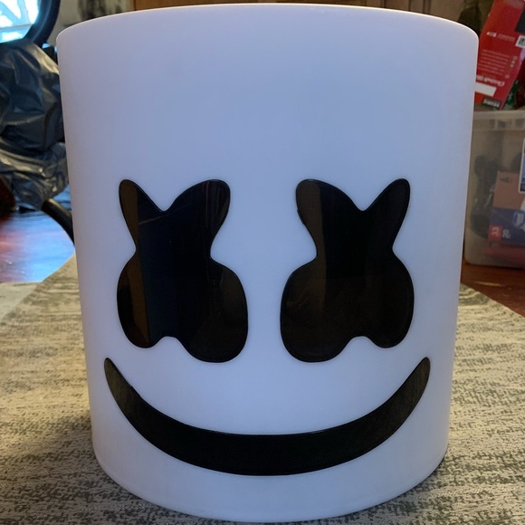 DJ Marshmello Premium Light Up LED Adjustable Helmet Spirit Halloween - Picture 3 of 9